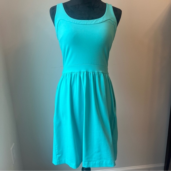 Cynthia Rowley Turquoise Mini Dress - Size Small - Picture 1 of 14